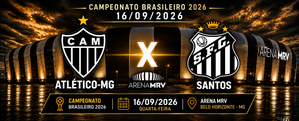 Atletico MG x Santos