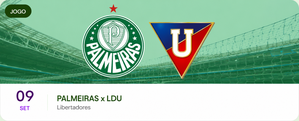 Palmeiras x LDU